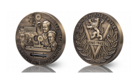 Gigantmedalje i 970g bronse
